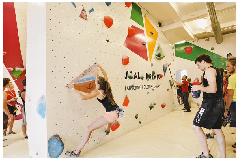 Laipiojimas uolomis dviems klube „Scala dream“