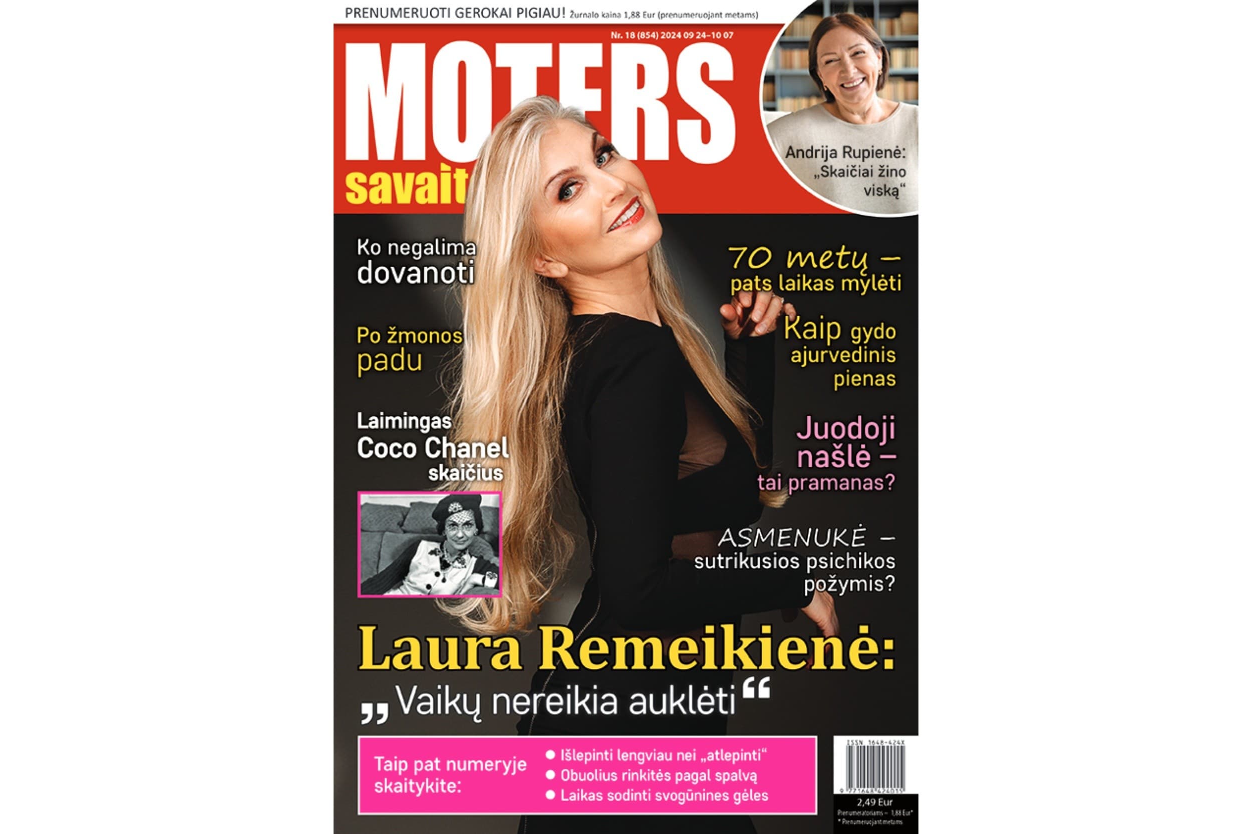 MOTERS SAVAITĖ prenumerata (12 mėn.) | Laisvalaikio Dovanos