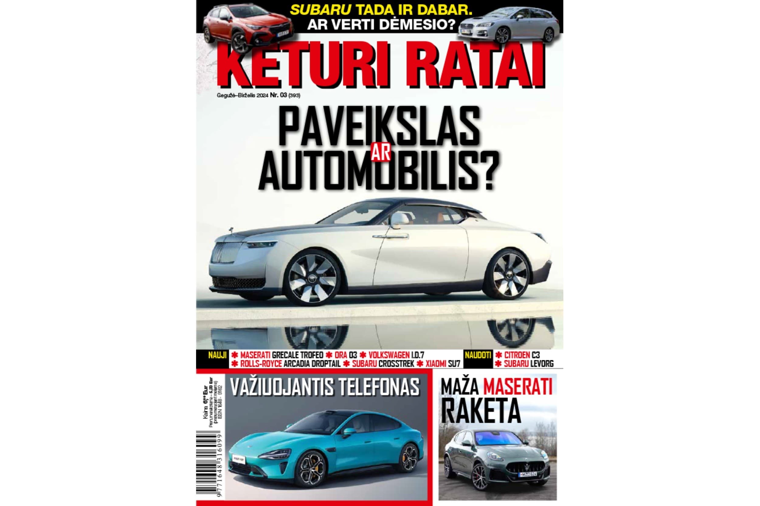 KETURI RATAI prenumerata (6 mėn.) | Laisvalaikio Dovanos