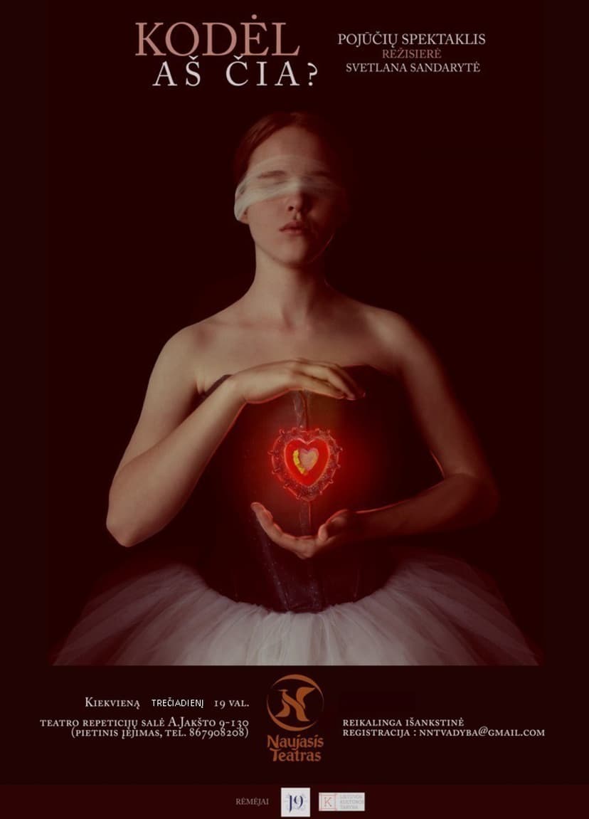 Pojūčių spektaklis 2 asm. „Kodėl aš čia?“