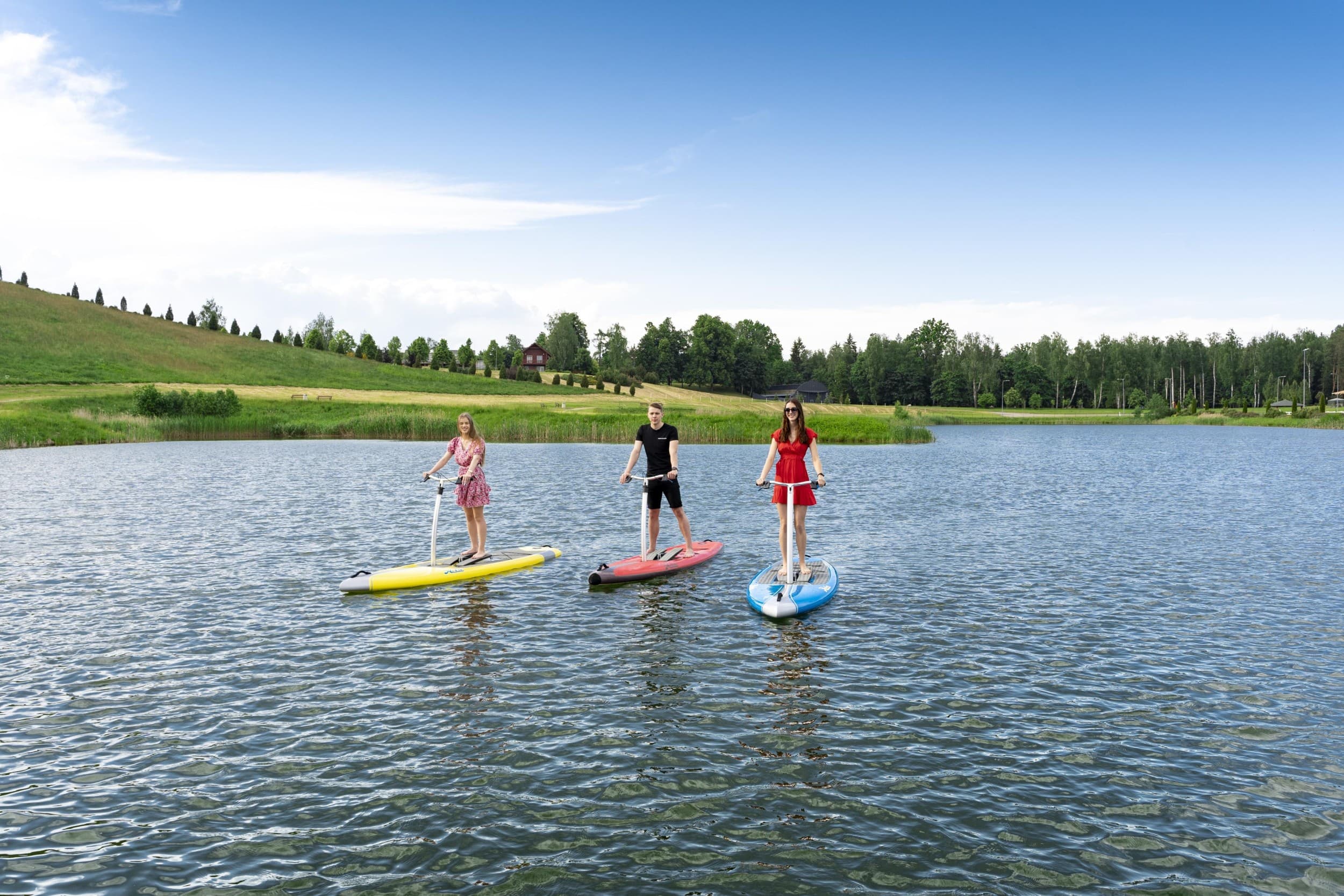 Pasiplaukiojimas „Harmony Park“ mintlente DVIEM | Laisvalaikio Dovanos