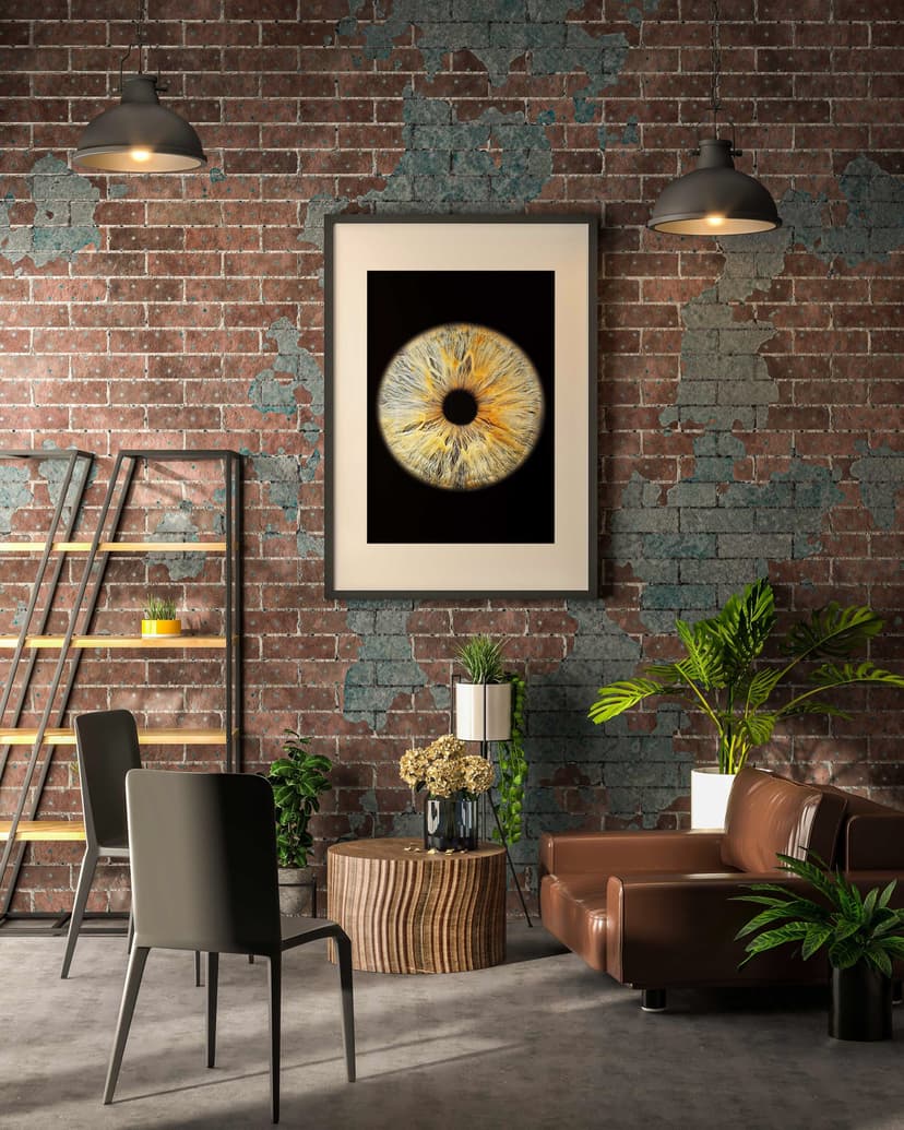 Eye2Eye akies rainelės nuotrauka ant drobės