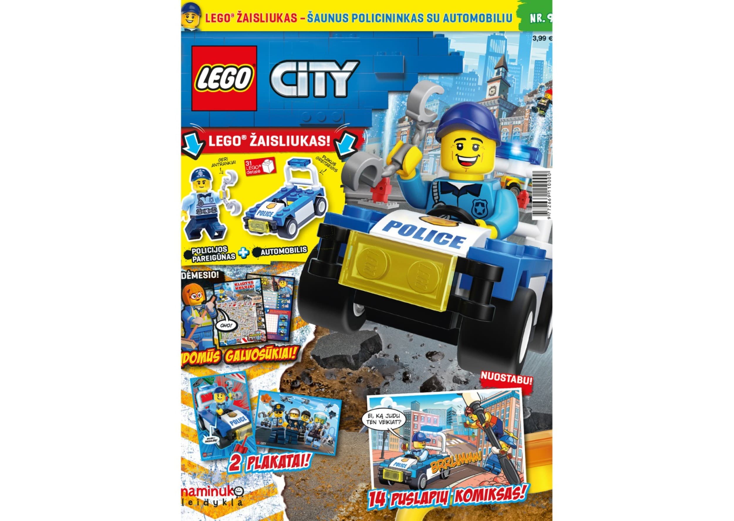 Žurnalo „LEGO City“ prenumerata (6 mėn.) | Laisvalaikio Dovanos