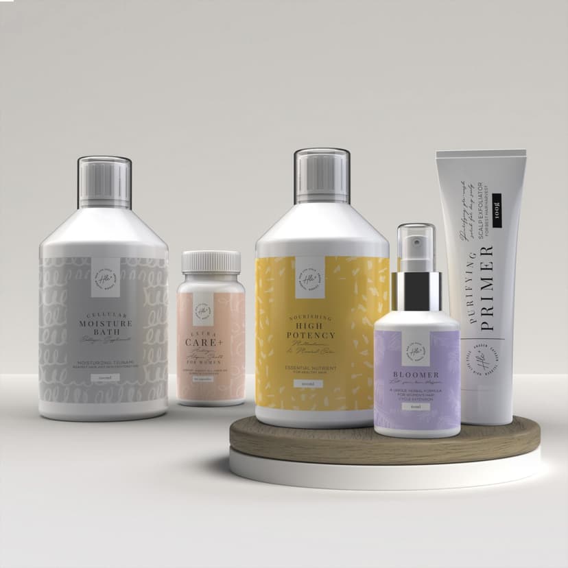 Rinkinys plaukams „HLC+ FORTE PLIUS“ moterims