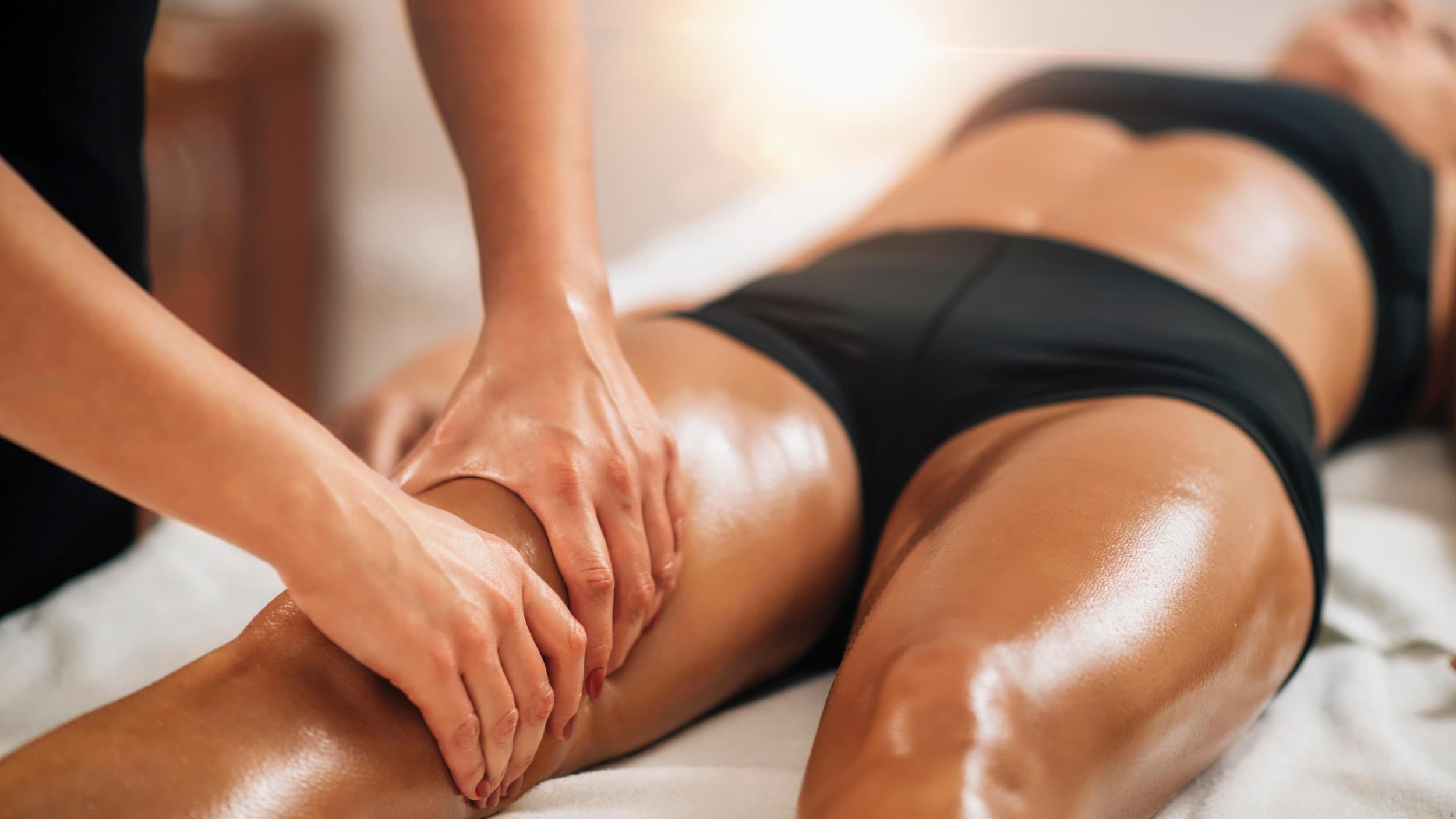 Limfodrenažinis kojų ir šlaunų masažas (60 min.) | Laisvalaikio Dovanos