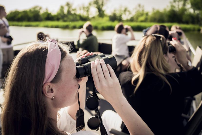Paukščių stebėjimo turas laivu dviem