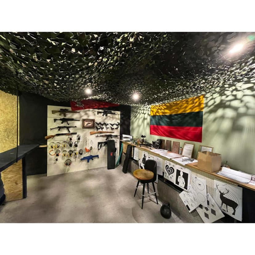 30 šūvių patirtis šaudykloje „Ginklų klubas“