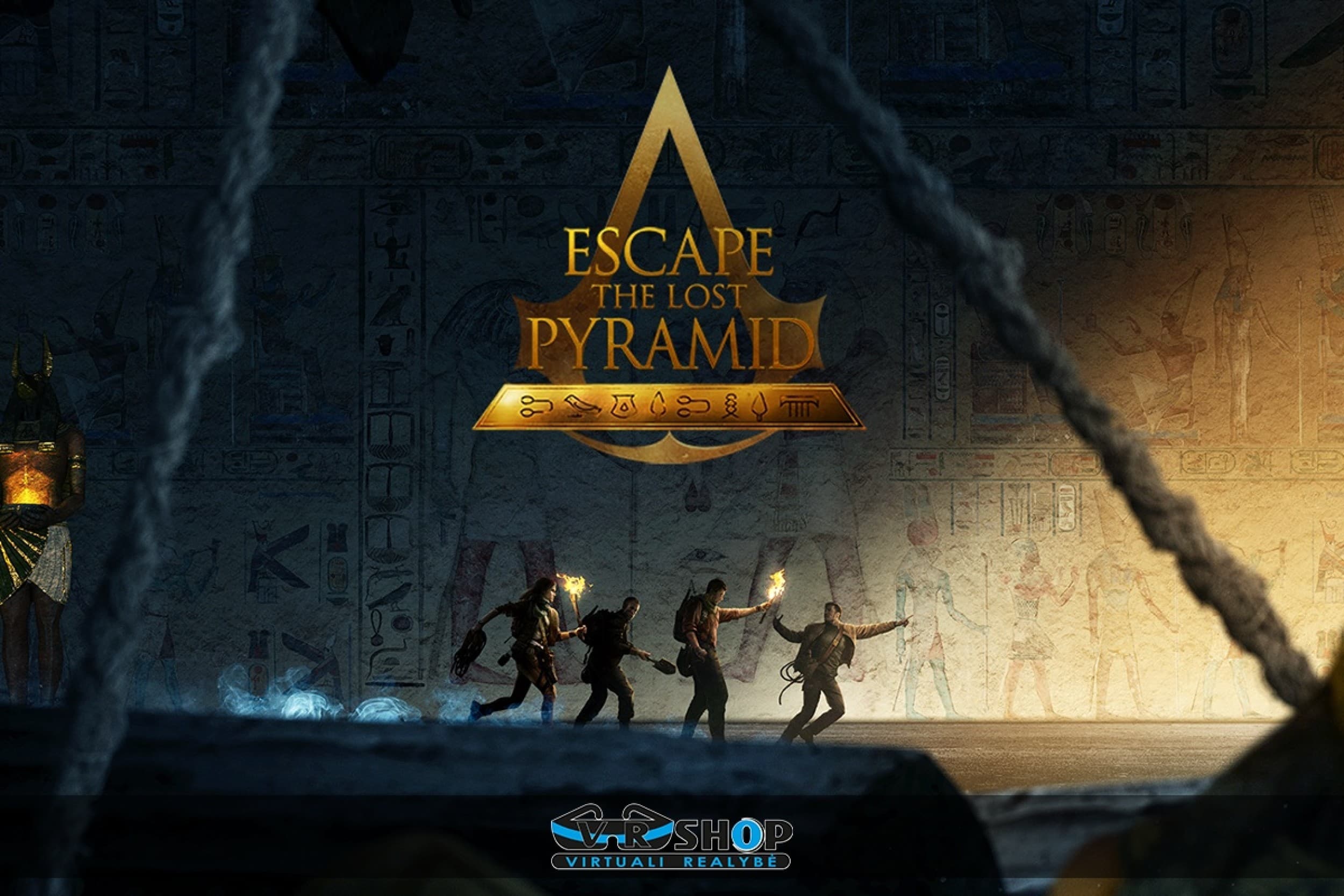 VR pabėgimo kambarys „Escape the Lost Pyramid“ | Laisvalaikio Dovanos