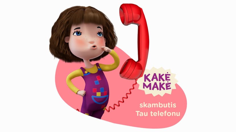 Kakės Makės skambutis – staigmena tiesiai į mažas ausytes!