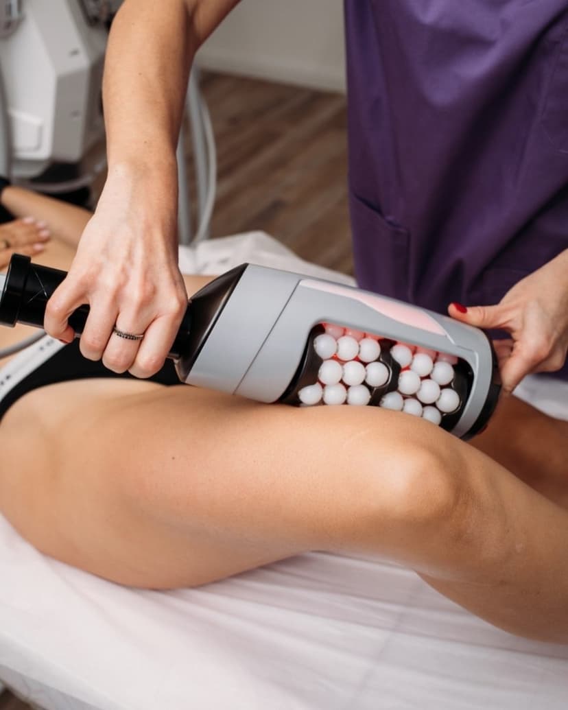 Mikrovibracinė sferų terapija: kojos + sėdmenys + pilvas