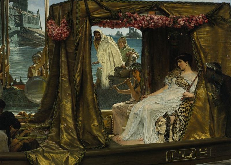 Antony and Cleopatra, by Lawrence Alma-Tadema 1885
