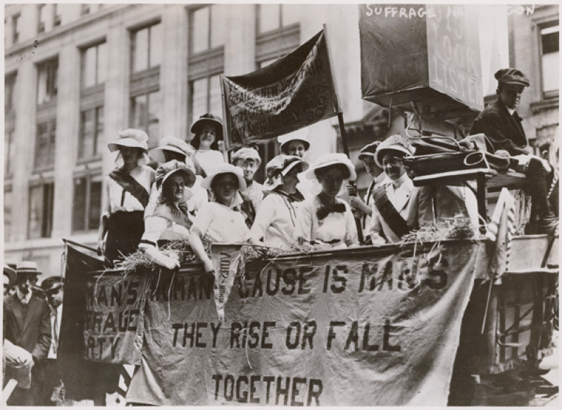Tarptautinės moters dienos paradas, 1913. Nlg.org nuotr.