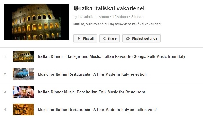 youtube italija