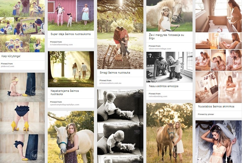 fotosesija pinterest