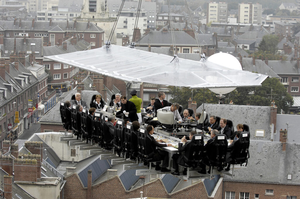 Dinner in the Sky mieste